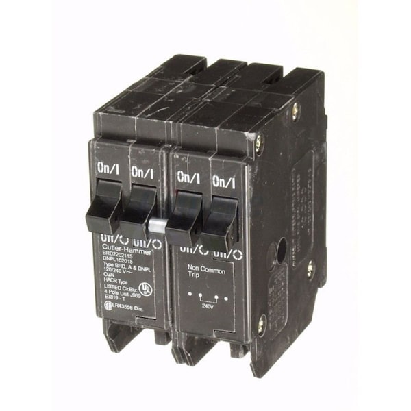 American Imaginations Circuit Breaker, BR Series, 15-15A, 120/240V AC - AI-36773