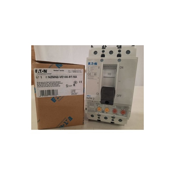 Eaton Molded Case Breakers MCCBs NZMN2 3P 100A 600V 50/60Hz 3Ph - NZMN2-VE100-BT-NA