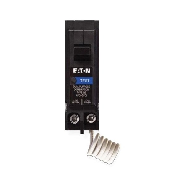 Eaton Br Arc Fault / Ground Fault Circuit Breaker 20 Amps - BRAFGF120QN