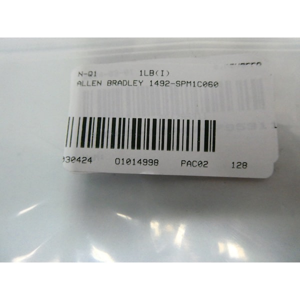 Allen Bradley 1P 6A AMP 277V-AC MINIATURE CIRCUIT BREAKER, 2PK - 1492-SPM1C060