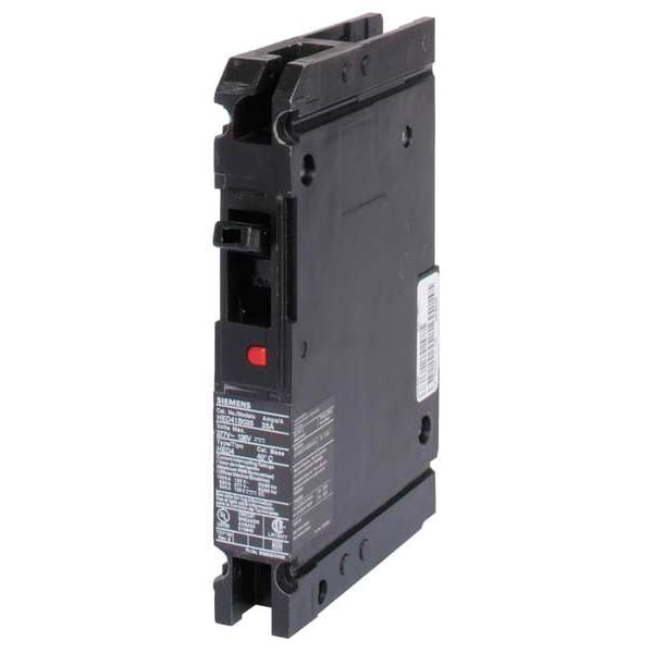 Siemens Molded Case Circuit Breaker, HED4 Series, 45A, 1 Pole, 277V AC, 25kA at 277V AC - HED41B045