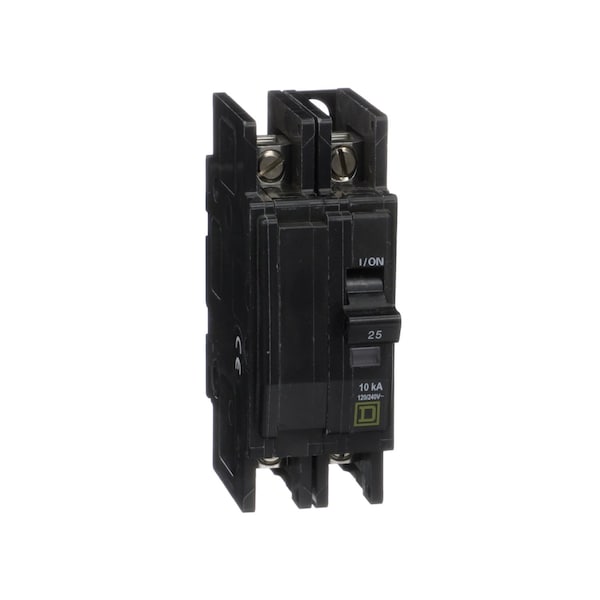 Square D Miniature Circuit Breaker, QOU Series, 20A, 2 Pole, 120/240V AC, 10kA at 120/240V AC - QOU225B