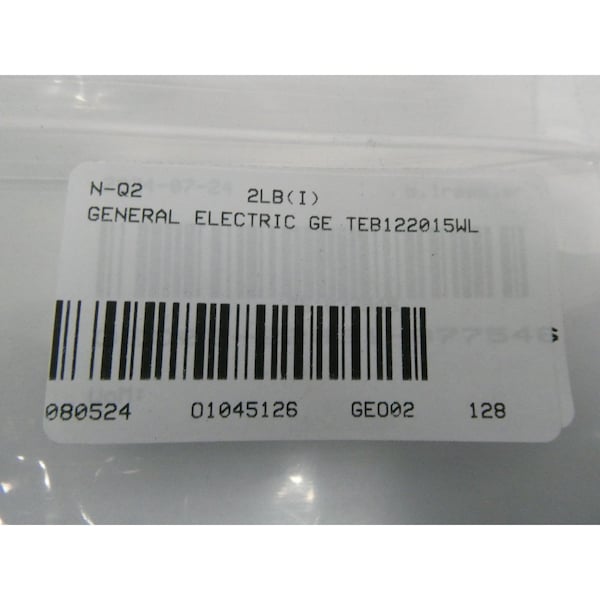 Ge 2P 15A AMP 240V-AC MOLDED CASE CIRCUIT BREAKER - TEB122015WL