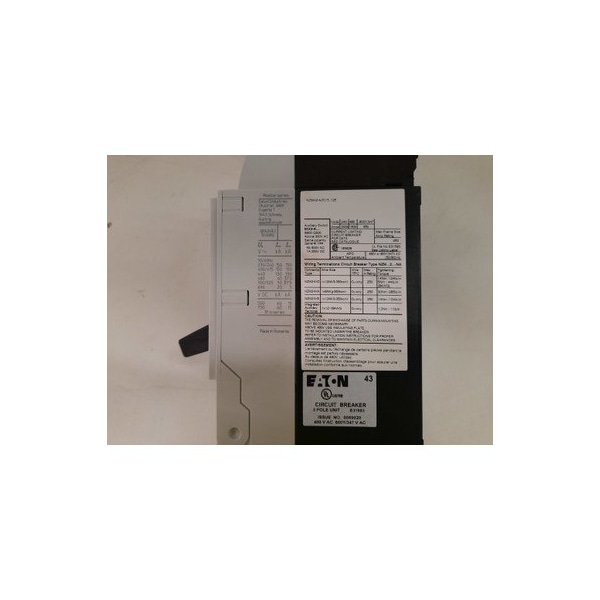 Eaton Molded Case Breakers MCCBs NZMH2 3P 100A 690V 50/60Hz 3Ph - NZMH2-A100-BT-NA