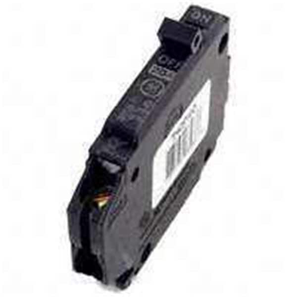 Ge Electric Circuit Breaker, THQP Series, 20A, 1 Pole, 120/240V AC, 10kA at 120/240V AC - 6122311