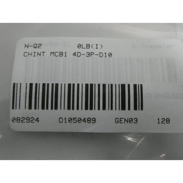 Chint 3P 50A AMP 480V-AC MINIATURE CIRCUIT BREAKER - NB1-D50-3P