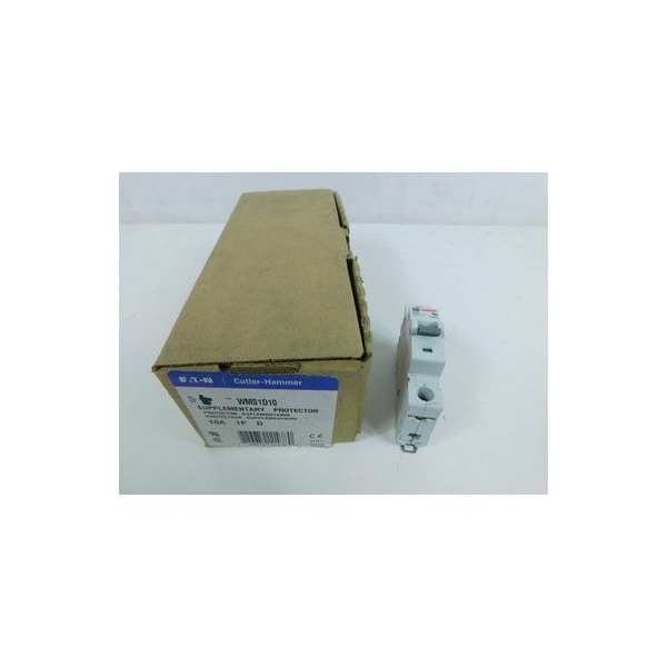 Eaton Miniature Circuit Breakers MCBs WMS1D 1P 10A 480V 50/60Hz 1Ph - WMS1D10
