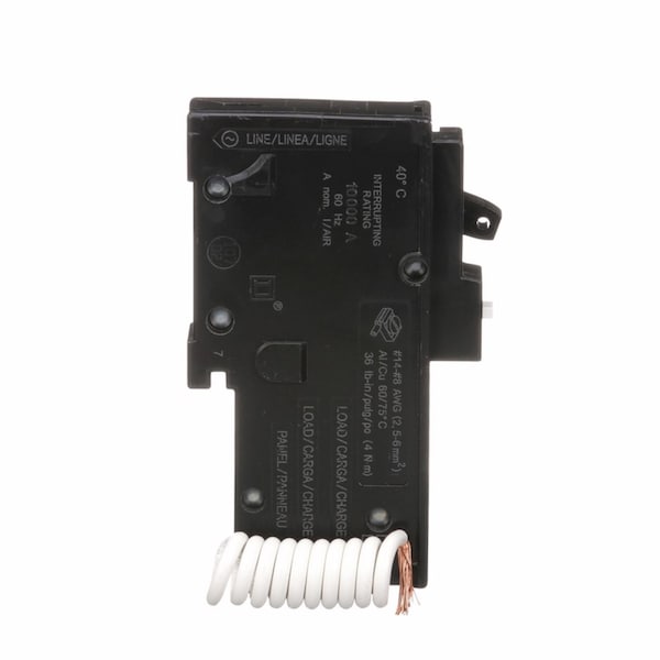 Square D Miniature Circuit Breaker, HOM Series, 20A, 1 Pole, 120V AC, 10kA - HOM120CAFIC