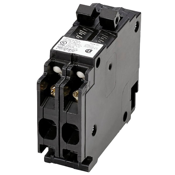 Connecticut Electric Circuit Breaker, QP Series, 15/15A, 2 Pole, 120/240V AC, 10kA - ICBQ1515