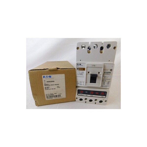 Eaton Molded Case Breakers MCCBs HKDDC 3P 350A 600V 50/60Hz 3Ph K Frame - HKDDC3350W