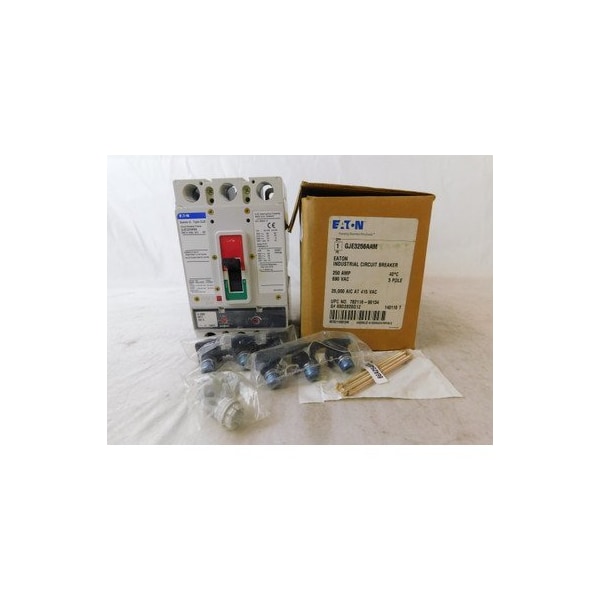 Eaton Molded Case Breakers MCCBs GJE 3P 250A 690V 50/60Hz 3Ph G Frame - GJE3250AAM