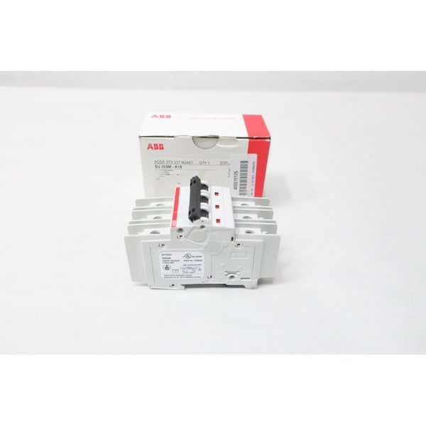 Abb 3P 15A AMP 277/480V-AC MINIATURE CIRCUIT BREAKER - SU203M-K15 2CDS 273 337 R0457