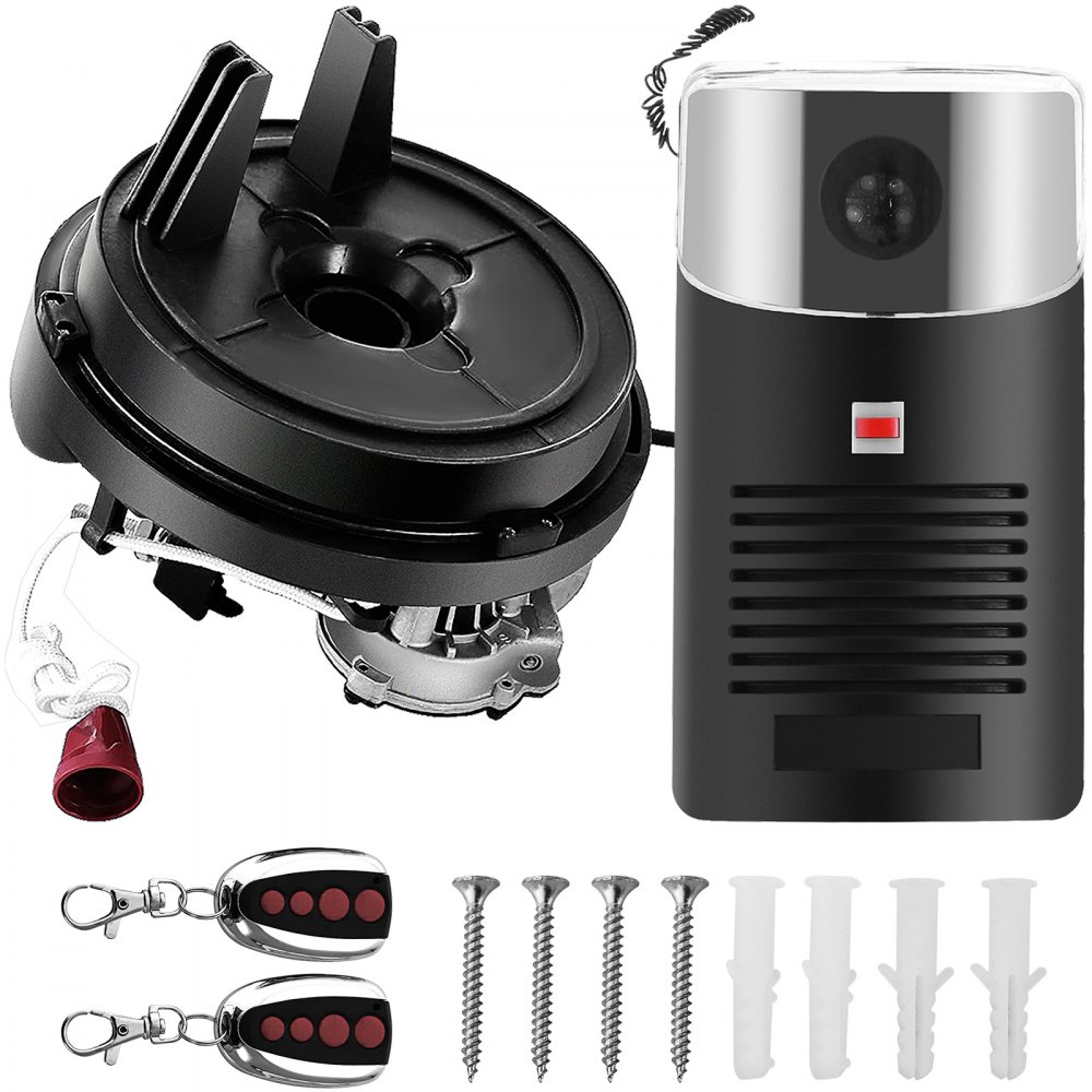 VEVOR Garage Roller Door Opener, 250 N Lift Force 164 ft Remote Control, 110V Electric Roller Gate Opener, Auto Garage Roller Gate Opener Kit with 2 Remote, Apply for Garage Store - YHD0-1DDJLMJ00001V1