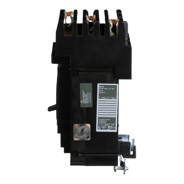 Square D Molded Case Circuit Breaker, HJA Series, 110A, 3 Pole, 600V AC, 100kA at 240V AC - HJA36110