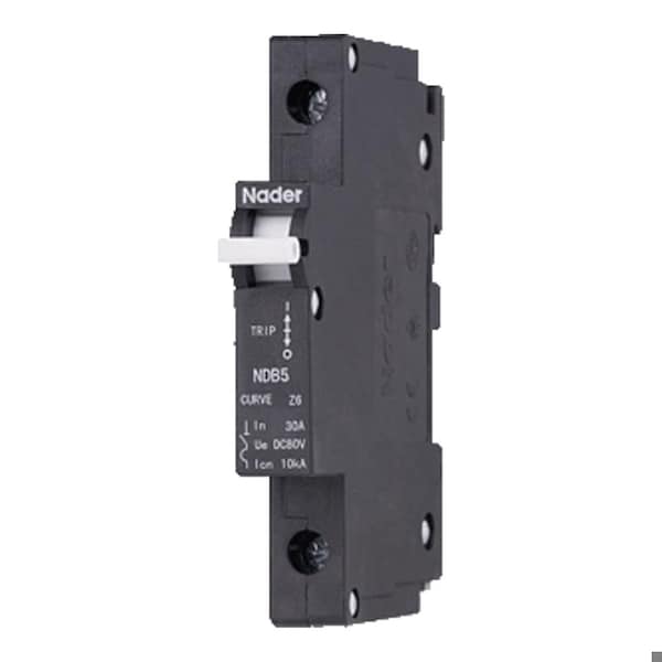 Automation Systems Interconnect 25 Amp, 1 Pole Circuit Breaker, 240V AC, DIN Rail Mounted, Medium Trip Curve, 6 kA, UL 1077 - NDB5-J425-1P