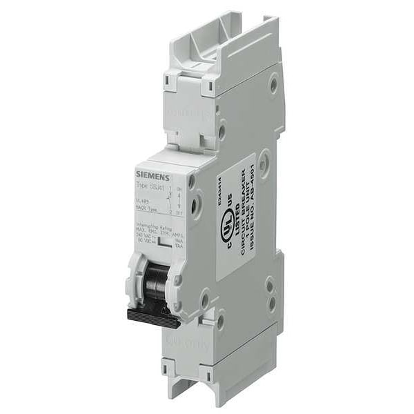Siemens Miniature Circuit Breaker, 5SJ4 Series, 1.6A, 1 Pole, 240V AC, 14kA, C Curve - 5SJ41157HG41