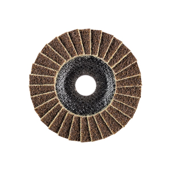 Disco de láminas no tejido POLIVLIES® de 5 pulgadas - Orificio de husillo de 7/8 pulgadas - Grado grueso - 43276.