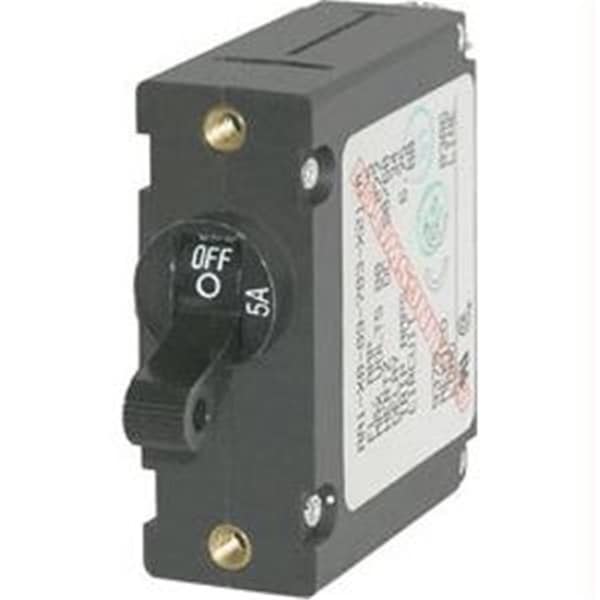 Blue Sea Systems Blue Sea AC / DC Single Pole Magnetic World Circuit Breaker - 50 Amp - 7229
