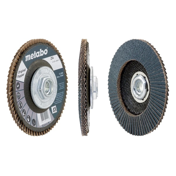 Disco de láminas Metabo 4 1/2" Original Flapper 60 5/8"-11 T29 de fibra de vidrio - 629402000