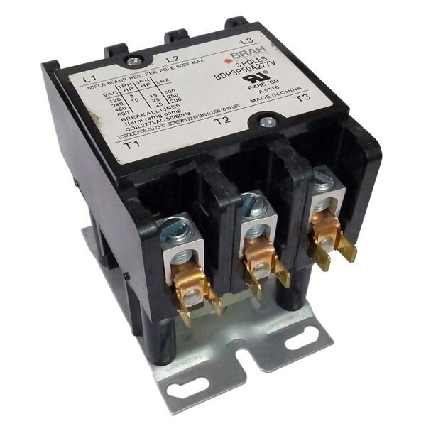 Connecticut Electric Circuit Breaker, Definite Purpose Contactor Series, 50A, 3 Pole, 24V AC - BEBDP3P50A24V