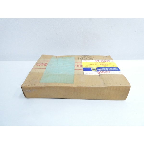 Square D 1P 20A AMP 277V-AC MOLDED CASE CIRCUIT BREAKER - FY14020-C