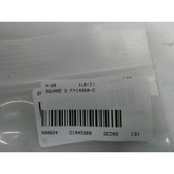 Square D 1P 20A AMP 277V-AC MOLDED CASE CIRCUIT BREAKER - FY14020-C