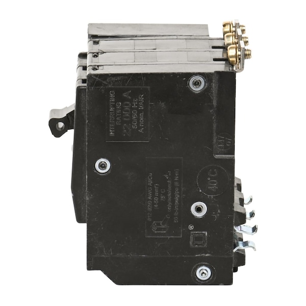 Square D Miniature Circuit Breaker, QOB Series, 50A, 3 Pole, 120/240V AC, 22kA at 120/240V AC - QOB350VH1021