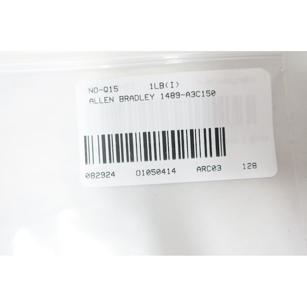 Allen Bradley 3P 15A AMP 277/480V-AC MOLDED CASE CIRCUIT BREAKER - 1489-A3C150