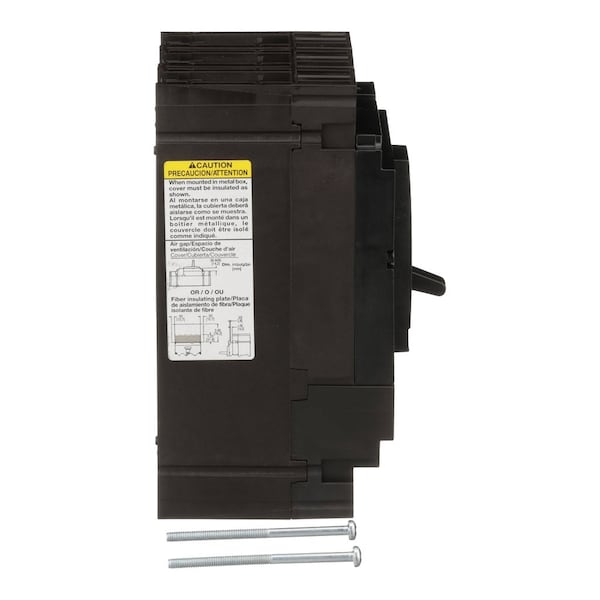 Square D Molded Case Circuit Breaker, HDL Series, 110A, 3 Pole, 600V AC, 25kA at 240V AC - HDL36110