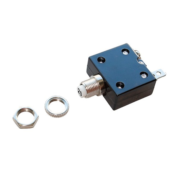 Optifuse Thermal - Push to Reset, 50VDC 250VAC 20A - CBW58-HL4-20A-5C