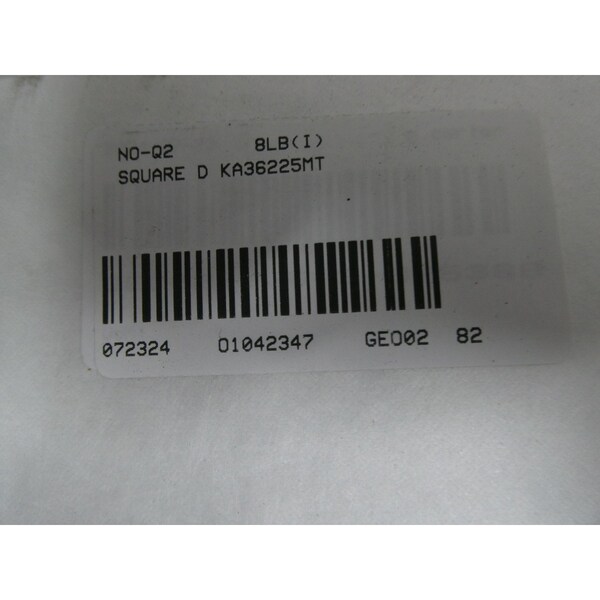 Square D 3P 225A AMP 600V-AC MOLDED CASE CIRCUIT BREAKER - KA36225MT