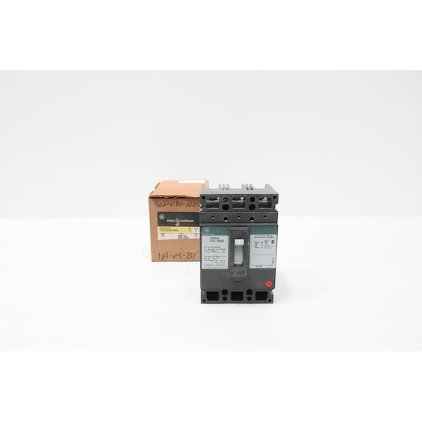 Ge 3P 15A AMP 480V-AC 250V-DC MOLDED CASE CIRCUIT BREAKER - TED134015WL