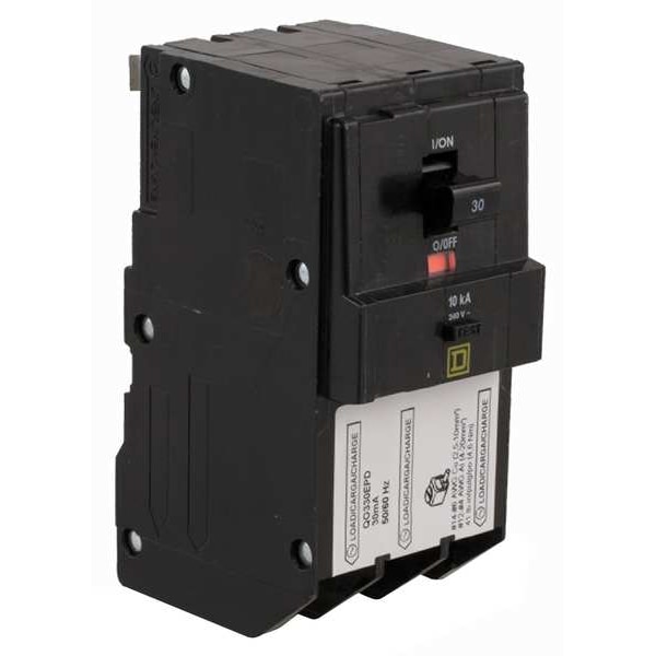 Square D Miniature Circuit Breaker, QO Series, 50A, 3 Pole, 240V AC, 10kA at 240V AC, B Curve - QO350EPD
