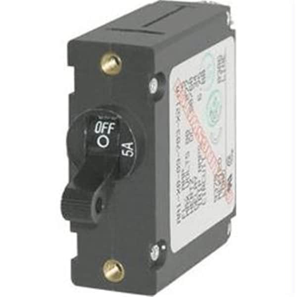 Blue Sea Systems Circuit Breaker, A Series, 15A, 1 Pole, 240V AC, 7.5kA at 65V DC - 7209