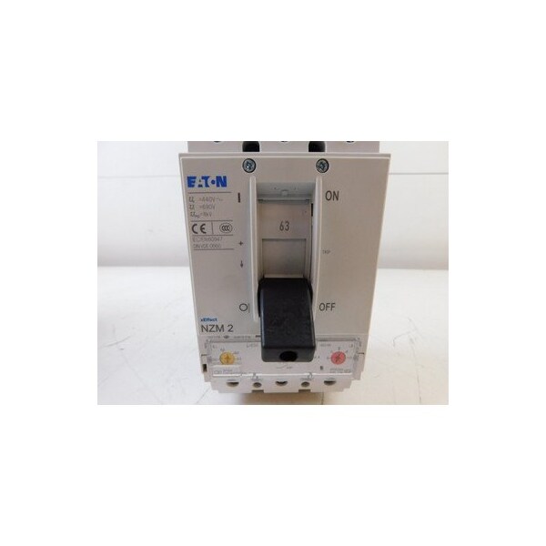 Moeller Molded Case Breakers MCCBs NZMB2 3P 63A 690V 50/60Hz NZM Frame - NZMB2-A63-BT-NA