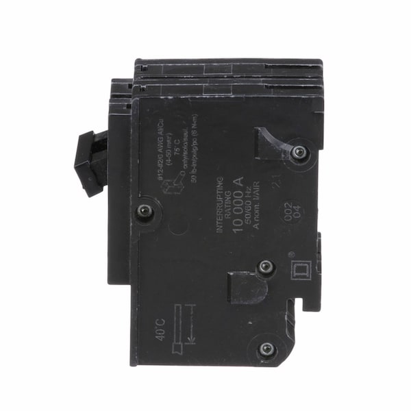 Square D Miniature Circuit Breaker, HOM Series, 90A, 2 Pole, 120/240V AC, 10kA - HOM290CP