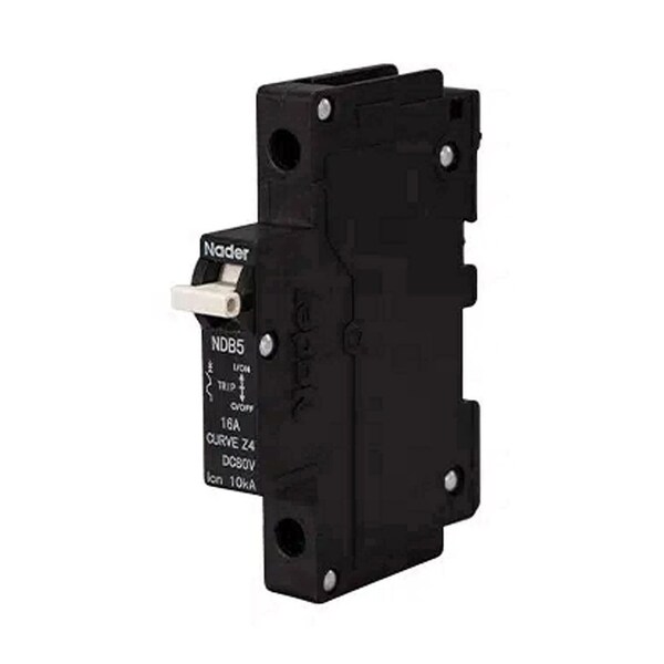 Automation Systems Interconnect 25 Amp 1 Pole Circuit Breaker, 80 V DC, DIN Rail Mounted, Medium Trip Curve, 3 kA, UL 1077 - NDB5-Z425-1P