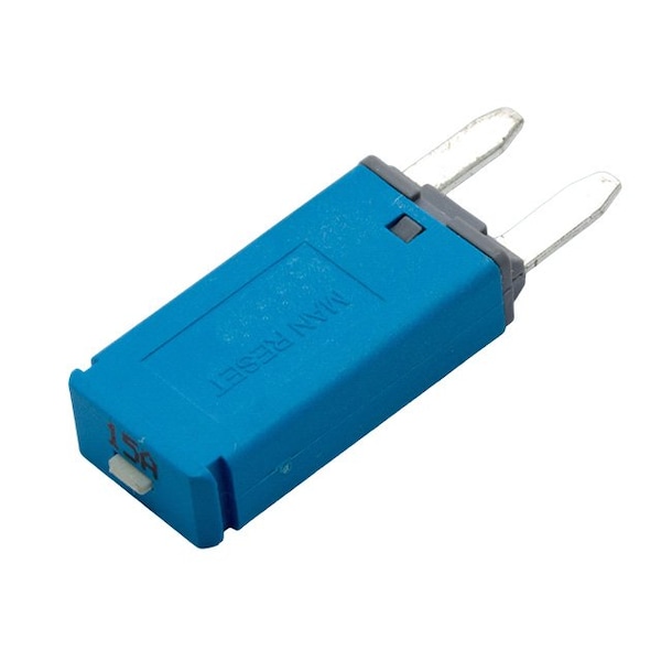 Optifuse Manual Reset - Mini Blade, 28V 15A - MRCBP4-PM-15A
