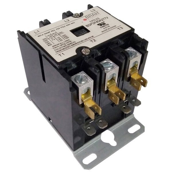Connecticut Electric Circuit Breaker, Definite Purpose Contactor Series, 40A, 3 Pole, 24V AC - BEBDP3P40A24V