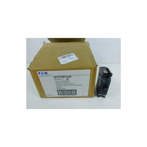 Eaton TYPE QC BREAKER 1P 30A QCPHW - QCPHW1030