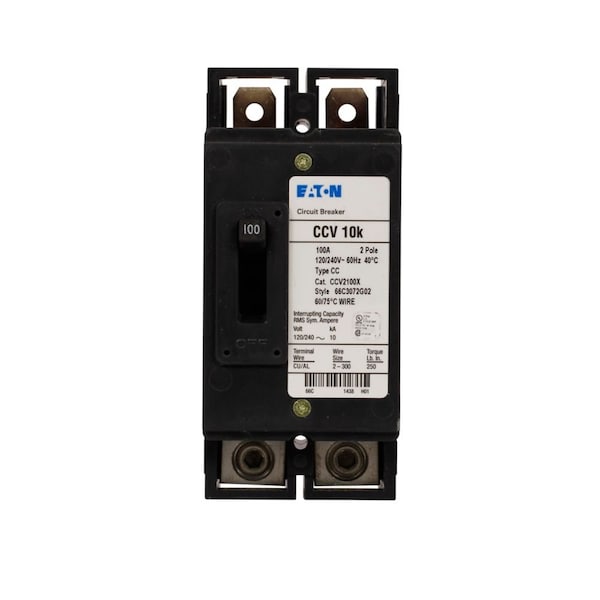 Eaton CCV Tenant Main Breaker 100 A - CCV2100X