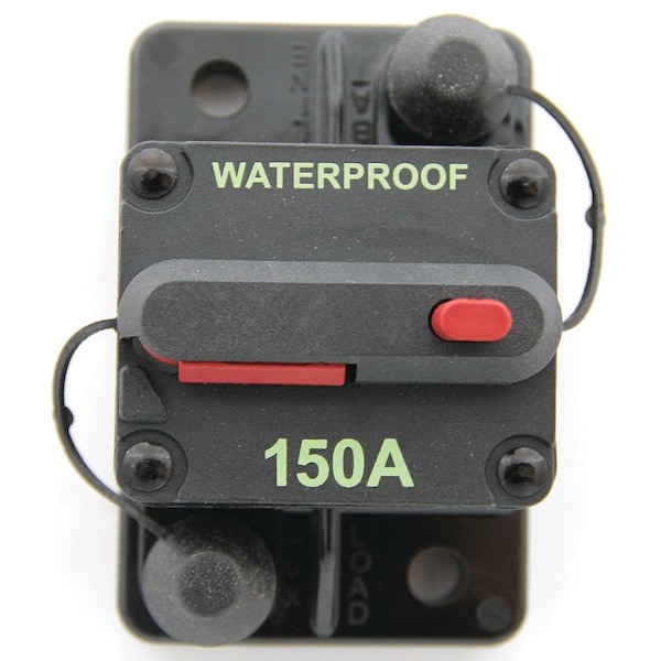 Littelfuse Circuit Breaker, 150A, Not Rated, 3kA at 30V DC - 0185150.XP