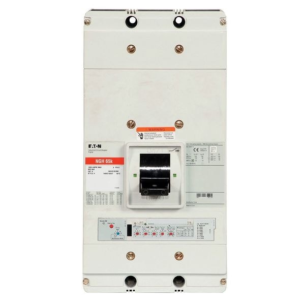 Eaton Molded Case Circuit Breaker, NG Series, 1,200A, 3 Pole, 600V AC, 65kA at 480V AC - NGH312036E