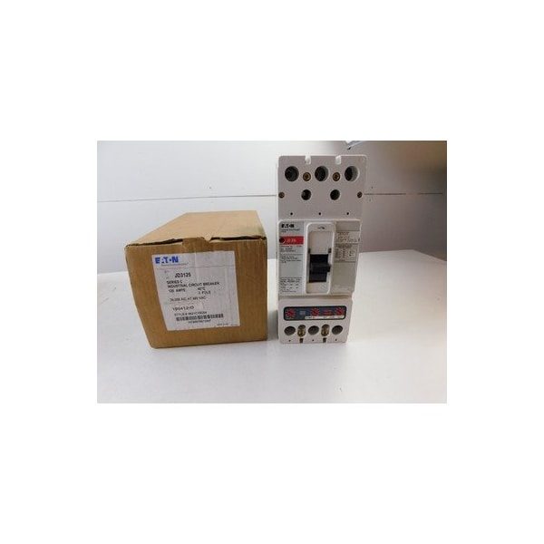 Eaton Molded Case Breakers MCCBs JD 3P 125A 480V 50/60Hz 3Ph J Frame - JD3125