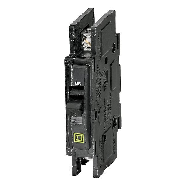 Square D Miniature Circuit Breaker, QOU Series, 20A, 1 Pole, 120/240V AC, 10kA at 120/240V AC - QOU120HM