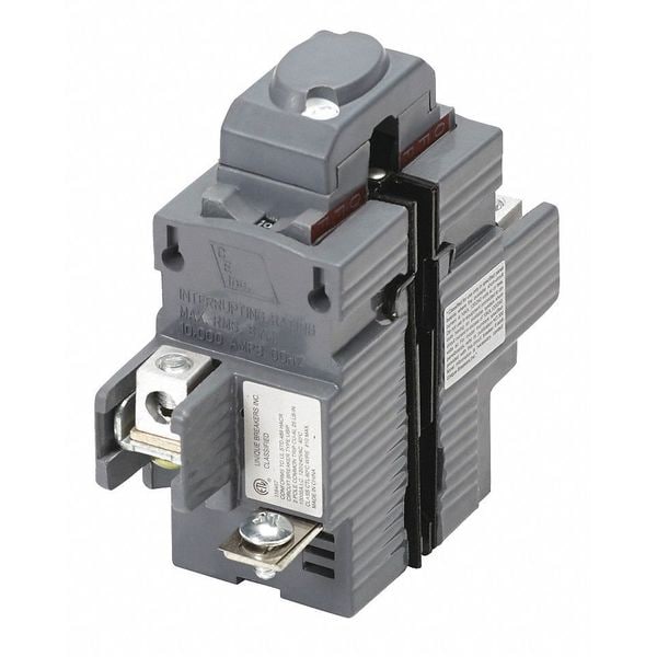 Ubi Circuit Breaker, UBIP Series, 60A, 2 Pole, 120/240V AC, 10kA - UBIP260