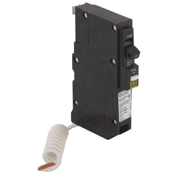 Square D Miniature Circuit Breaker, QO Series, 15A, 1 Pole, 120V AC, 22kA at 120V AC - QO115VHCAFI