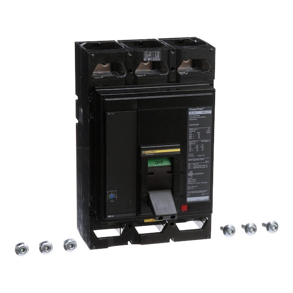 Square D Molded Case Circuit Breaker, MJF Series, 800A, 3 Pole, 600V AC, 100kA at 240V AC - MJF36800