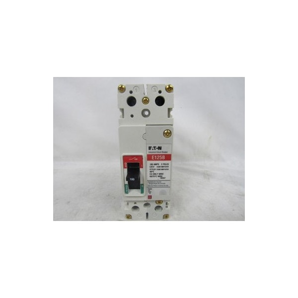 Eaton Molded Case Breakers MCCBs EGB 2P 100A 480V 50/60Hz 2Ph EG Frame Freeze Tested - EGB2100FFGF01