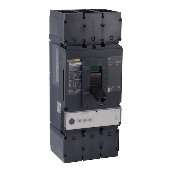 Square D Molded Case Circuit Breaker, LGL Series, 400A, 3 Pole, 600V AC, 65kA at 240V AC - LGL36400U33X